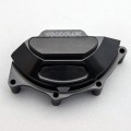 WOODCRAFT LHS Stator Cover Black Anodized for Ducati Panigale V4 / S / R / Speciale (18-24)